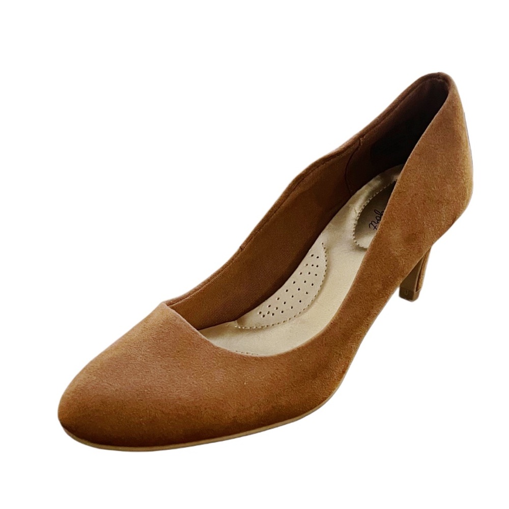 Dexflex Womens Caramel Suede Pumps Sz 6.5